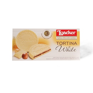 Vafl Loacker Tortina bela 63g