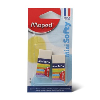 Gumica mini-softy 1/2 blister Maped