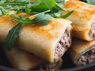 Pohovane palačinke sa mesom