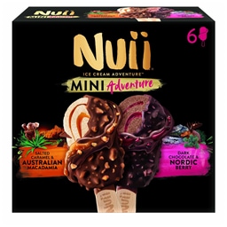 Sladoled Nuii sl.karamela i bobice 253g