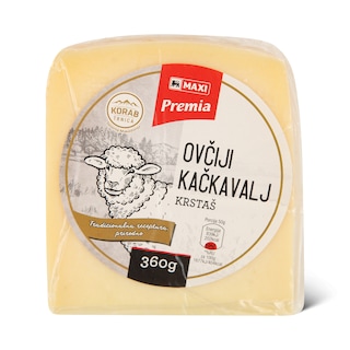 Ovciji kackavalj Krstas Premia 360g