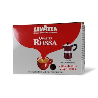 Lavazza set 2xQ.Rossa 250g+Moka