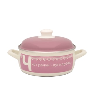 Plitka serpa 20 Cirilica roze