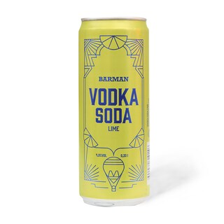 Vodka soda Lime Barman 4,9 vol 0.33l