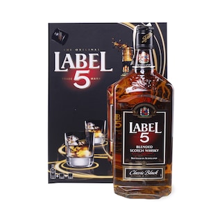Whisky Label 5 sa dve case 0,7l