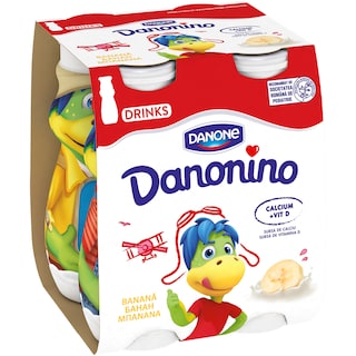 Danonino banana flasica 4x100g