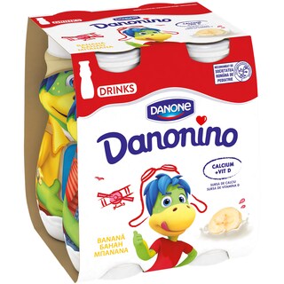 Danonino banana flasica 4x100g