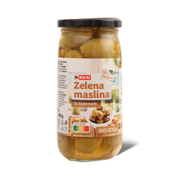 Maslina zel.badem Premia/Maxi 360g