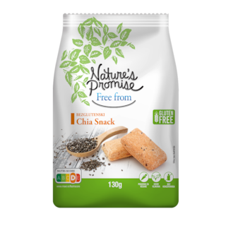 Bezglutenski chia snack NP 130g