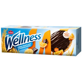 Keks Wellnes narandza preliv.cokol.205g