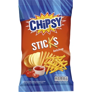 Cips Chipsy Ketchup stapici 90g