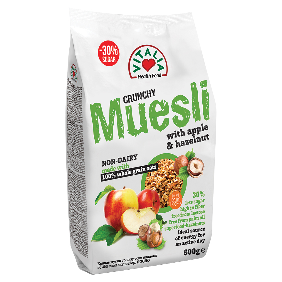 Musli Crunchy lesnik-jab.Vitalia 600g