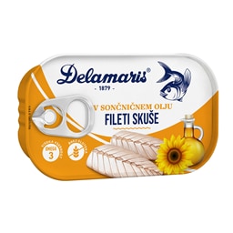 Filet skuse u bilj.ulju Delamaris 125g