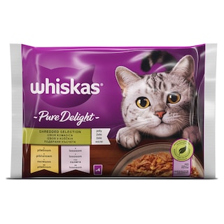 Whiskas Pure delight izbor mesa 4x85g