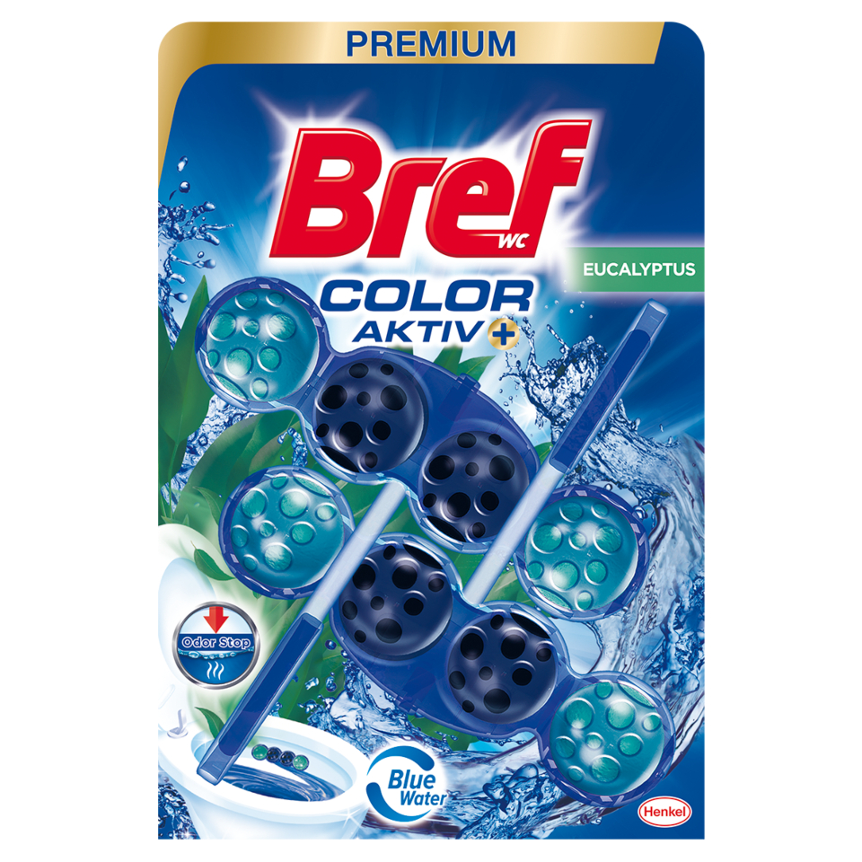 WC osvez.Bref Blue Act.Eucalipt.2x50g