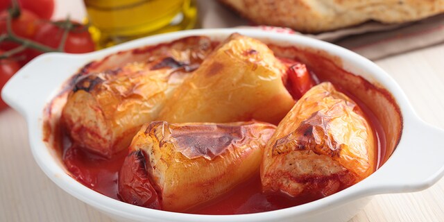 Punjene paprike sa pirinčem i šargarepom