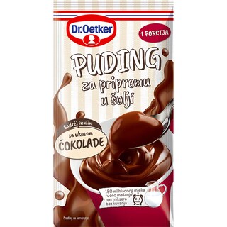 Puding priprema u solji cokolada Dr. Oetker 35g