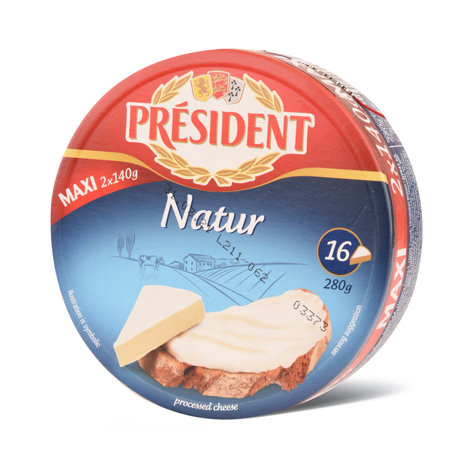 Sir topljeni natur President 280g