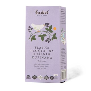 Slatke plocice/susene kupine Basket 80g