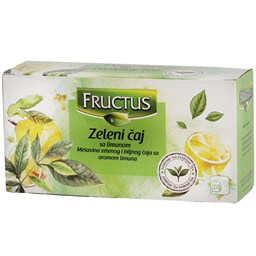 Caj zeleni sa limunom Fructus FV20-30g