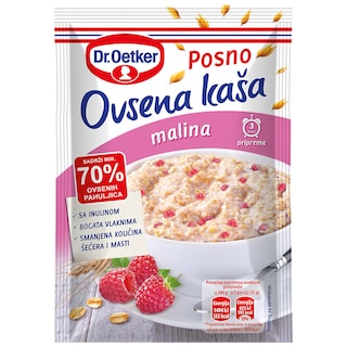 Ovsena kasa sa malinom 55g-posno