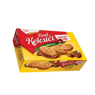 Duet keksici sa lesnikom i cok.Stark220g