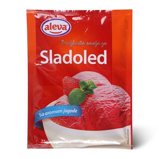 Sladoledni dezert jagoda Aleva 75g