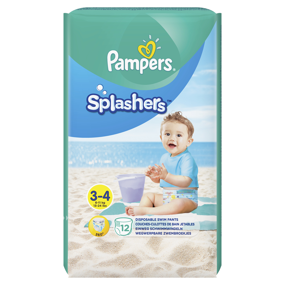 Pel.za kup.Pampers Splashers 3-4 12kom