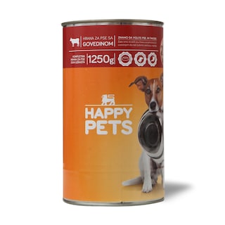 Hrana za pse/govedina Happy pets 1.25kg