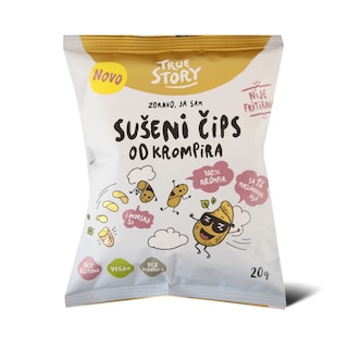 Suseni cips od krompira True Story 20g