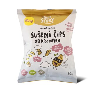 Suseni cips od krompira True Story 20g