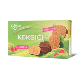 Keksici kakao preliv malina stark 200g