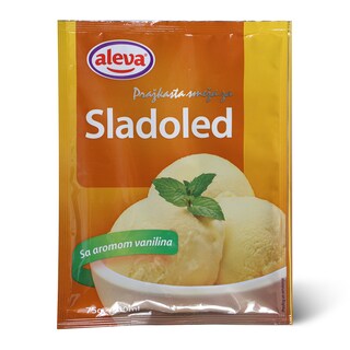 Sladoledni dezert vanila Aleva 75g