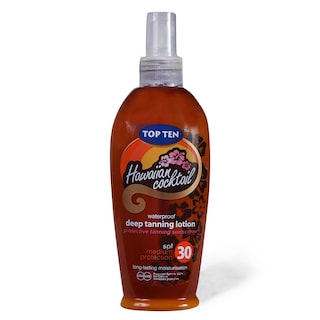 Losion Top Ten C.Hawaiianp.p.lot 200ml quick tanning SPF30