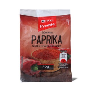 Paprika mlevena Premia slat.crv.zac.50g