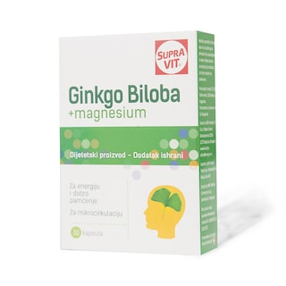 Ginkgo Biloba+Magnesium Supravit 30