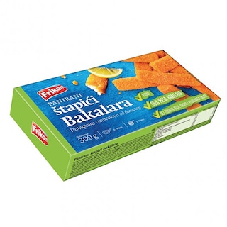 Smrznuti panirani stapici bakalara 300g