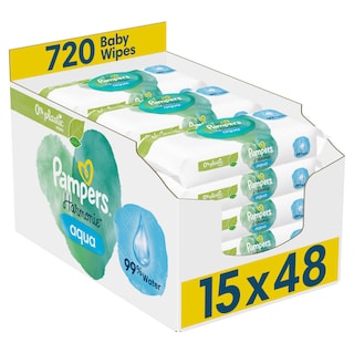 Vlazne maram.Harmonie Pampers Aqua 15X48