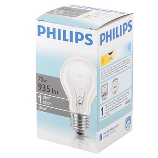 Sijalica bistra Philips E27 75W