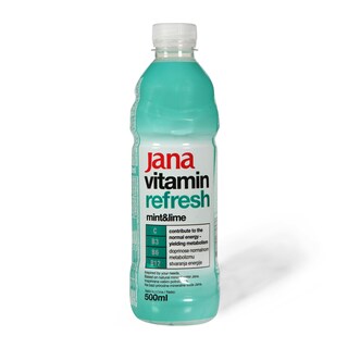 Min.voda Jana Vitamin Refresh menta limeta 0,5L