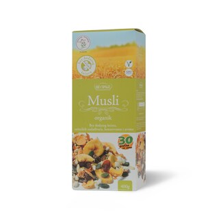 Musli organik bez dodatog secera 400g