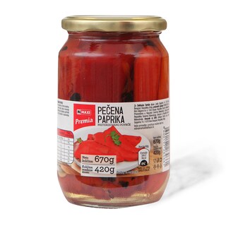 Pecena paprika Premia 670g