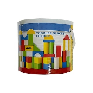 Drvene kocke u boji-50 komada Woody