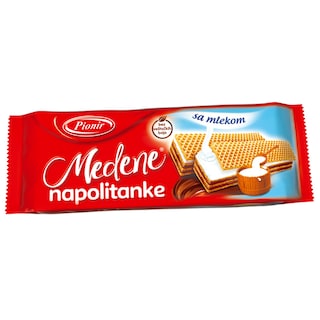 Medene napolitanka Sun Mill mleko 160g