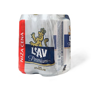 Pivo Lav Premium 0.5l lim 3+1 gratis