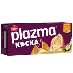 Plazma kocka vafl bela cokolada 130g