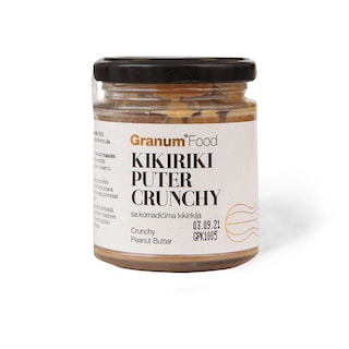 Crunchy kikiriki puter Granum 170g