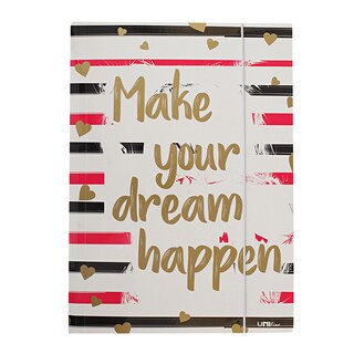 Fascikla A4 sa gumom Uni line