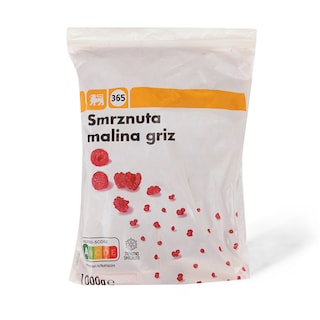 Smrznuti komadici maline 365 1kg