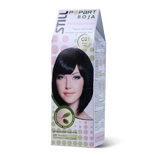 Farba/kosu Still Popart C01-plavo crna